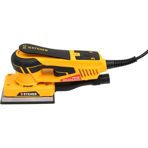 Бесщеточная плоскошлифовальная машина STEHER 81x133 мм, 300 Вт, 3 мм, BPS-813 фото 4