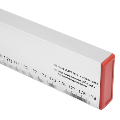 Уровень алюминиевый, 1800 мм, 2 глазка, линейка Sparta фото 7