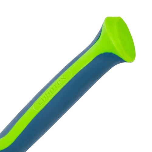 Киянка резиновая, 450 г, белая резина, фибергласовая рукоятка Сибртех фото 4