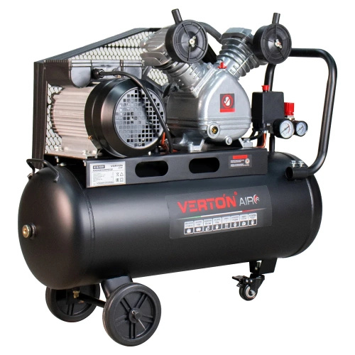 Компрессор Verton Air AC-50/450RV 230/50 В/Гц, масляный, ременной, 450 л/м, 50 л, 10 бар, 2.2 кВт, 1000 об/мин, рапид, асинхронный, однофазный 01.14017.15124 фото 5