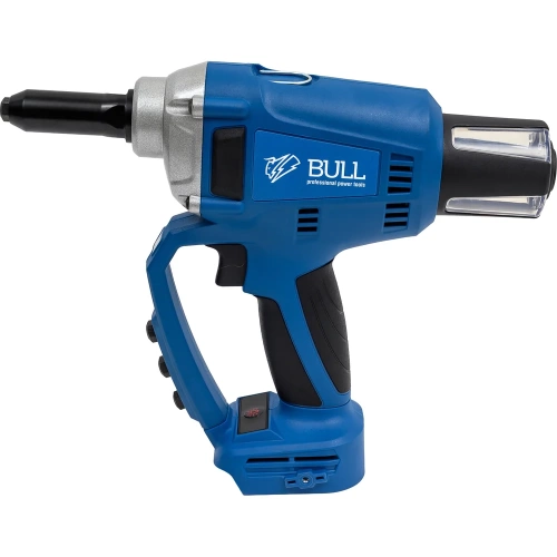Аккумумуляторный заклепочный пистолет BULL CRG 1018 XLTpro SOLO, бесщеточный, 25 мм, 10000 Н 1304593 фото 3