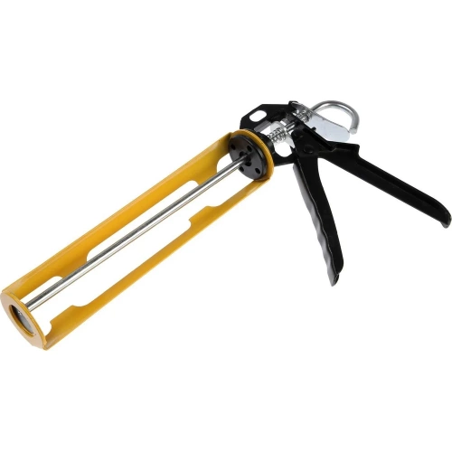 Пистолет для герметика ТУНДРА  полуоткрытый, круглый шток, 225 мм 1935502 фото 4