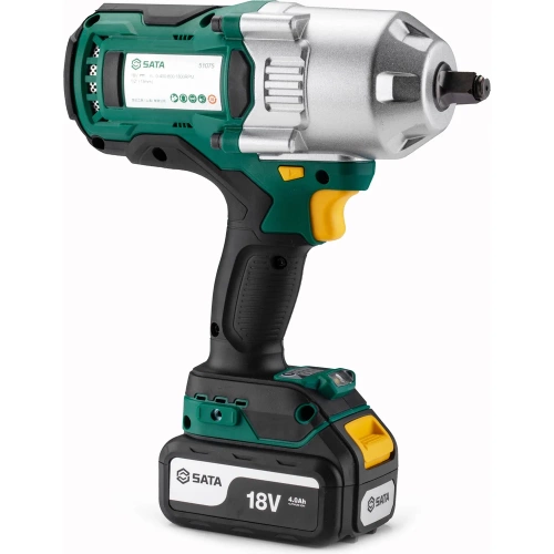 Гайковерт аккумуляторный бесщеточный ударный Sata 1000 Нм. SC51075 фото 5 Гайковерт аккумуляторный бесщеточный ударный Sata 1000 Нм. SC51075 фото 5