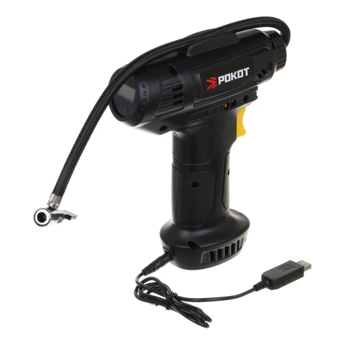 Компрессор беспроводной РОКОТ 120Вт, 35 л/мин, 2000МА, аналоговый дисплей 713-123 фото 9 Компрессор беспроводной РОКОТ 120Вт, 35 л/мин, 2000МА, аналоговый дисплей 713-123 фото 9