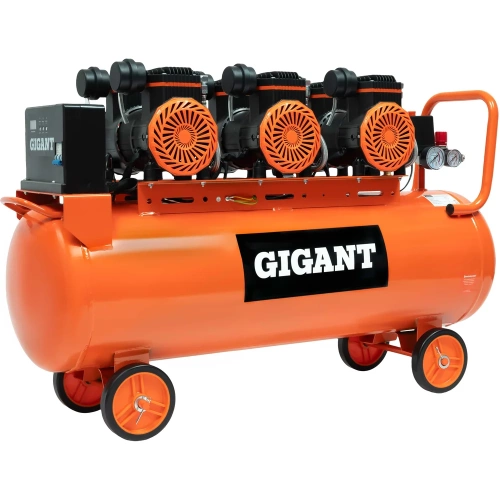 Безмасляный малошумный компрессор (120 л; 8 бар; 460 л/мин) Gigant GSWK-120/4200 фото 4