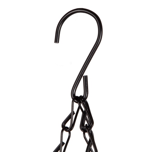 Подвесное кашпо с декором, 25 см, с кокосовой корзиной Palisad фото 3