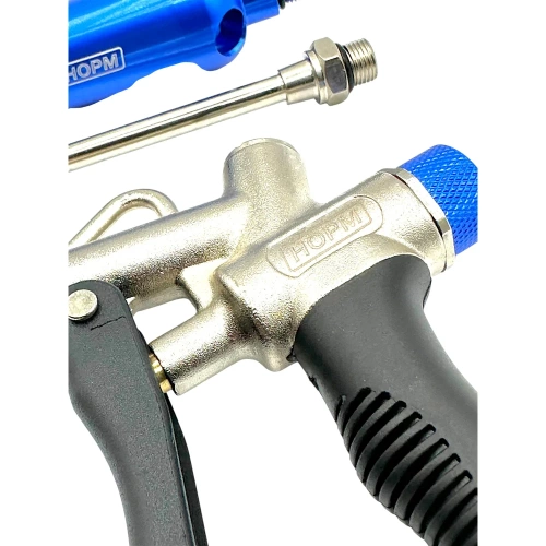 Продувочный пистолет с комплектом сопел NORM металлический, (синий) TCP-AD-60M фото 4