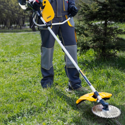 Триммер бензиновый DGT 330, 33 см3, 1.8 л. с, неразъемная штанга, состоит из 2 частей Denzel фото 7