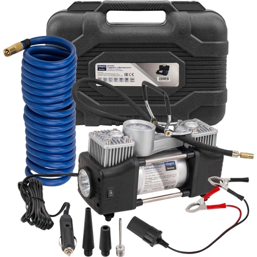 Компрессор автомобильный Scheppach 12V, производительность 65л/мин Sch-2014360(63201) фото 5 Компрессор автомобильный Scheppach 12V, производительность 65л/мин Sch-2014360(63201) фото 5