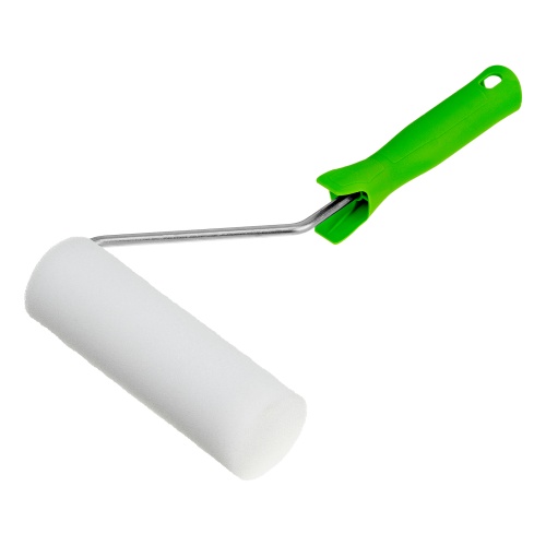 Валик "Поролон" с ручкой и 2 шубки 140 мм, D 42 мм, D ручки 6 мм Сибртех фото 2