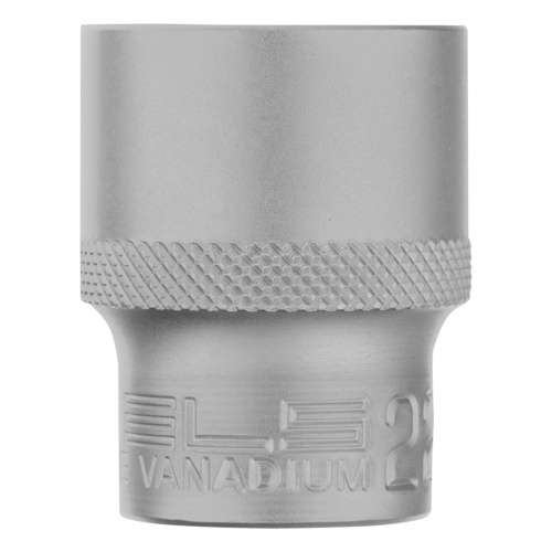 Головка торцевая, 22 мм, двенадцатигранная, CrV, под квадрат 1/2, хромированная Stels фото 3 Головка торцевая, 22 мм, двенадцатигранная, CrV, под квадрат 1/2, хромированная Stels фото 3