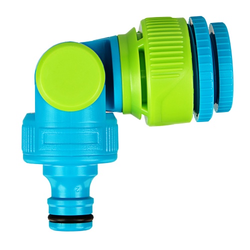 Адаптер штуцерный, шарнирный, с переключателем, 1/2-1'', Palisad Luxe фото 5