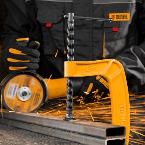 Струбцина G-образная, усиленная, 150 мм Denzel фото 12