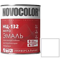 Эмаль Novocolor НЦ-132 глянцевая белая 0,7 кг