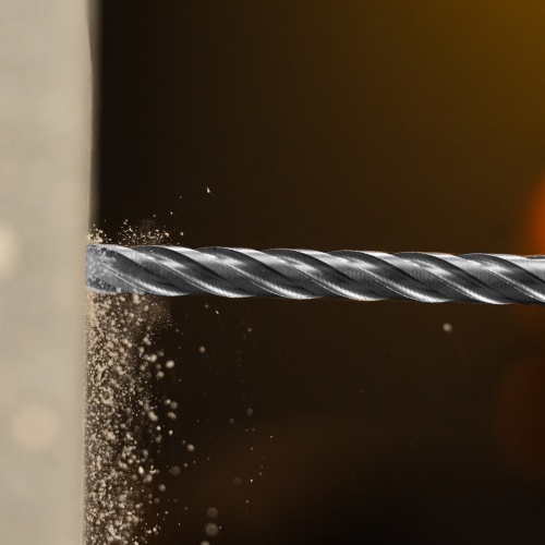 Бур по бетону, цельная крестовая пластина, 8x165 мм, SDS PLUS Denzel фото 9