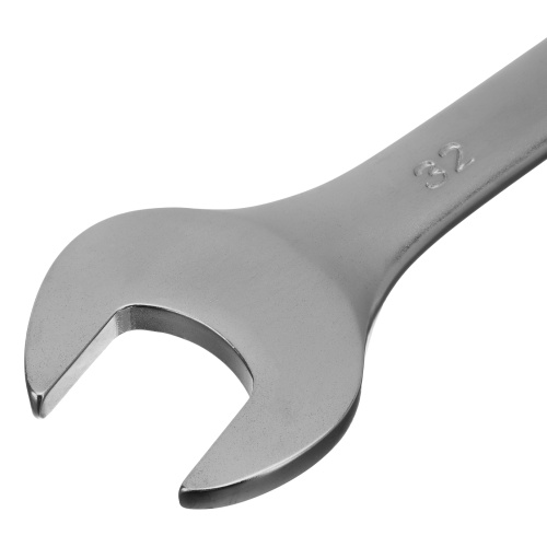 Ключ комбинированный, 32 мм, CrV, матовый хром Stels фото 3