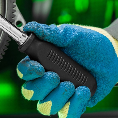 Ключ-трещотка 1/2", 45 зубьев, с быстрым сбросом, CrV, хром Сибртех фото 15