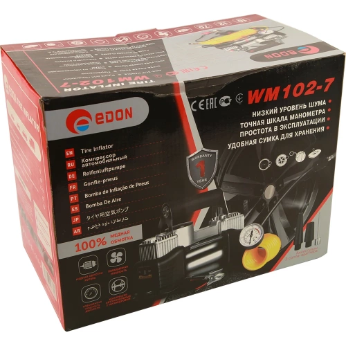 Компрессор автомобильный EDON WM102-7 14191 фото 9 Компрессор автомобильный EDON WM102-7 14191 фото 9