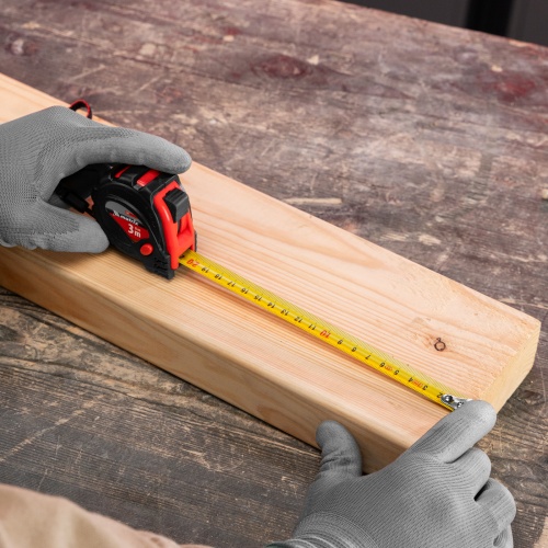 Рулетка Status Magnet 3 fixations,3 м х 16 мм,обрезиненный корпус,зацеп с магнитом Matrix фото 11