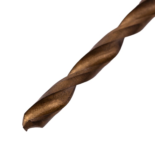 Сверло по металлу, 4 мм, HSS, нитридтитановое покрытие, цилиндрический хвостовик Matrix фото 3