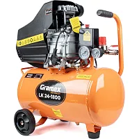 Воздушный компрессор LK 24-1800 (238 л/мин, объем 24 л, 1/8 кВт, 8 бар, 2850 об/мин) (1/12) Gramex 02017