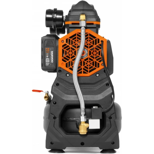 Поршневой аккумуляторный компрессор DAEWOO 21в/220в DAC 90S Li SET фото 6 Поршневой аккумуляторный компрессор DAEWOO 21в/220в DAC 90S Li SET фото 6