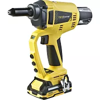 Пистолет заклепочный Hanskonner аккумуляторный 18ВS (2.4, 3.2, 4.0, 4.8 мм), 2х2Ач, ЗУ HRG18PRO