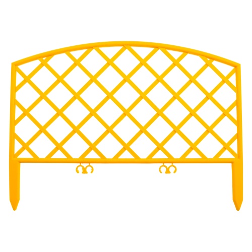 Забор декоративный "Сетка", 24 х 320 см, желтый, Palisad фото 2