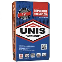 Стяжка пола Unis Горизонт Termofloor легкая 20 кг