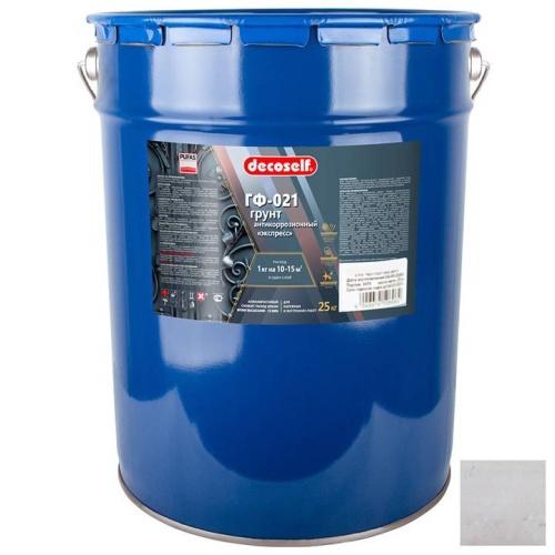 Грунт ГФ-021 Pufas Decoself Экспресс светло-серый 25 кг