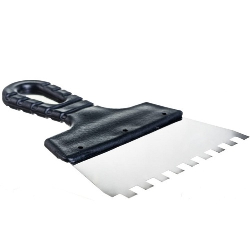 Шпатель фасадный Biber 35212 150 мм зуб 8х8 мм фото 4