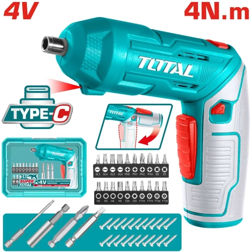 Отвертка аккумуляторная TOTAL 240 Нм TSDLI04425 фото 3 Отвертка аккумуляторная TOTAL 240 Нм TSDLI04425 фото 3