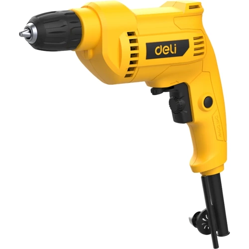 Дрель сетевая DELI 500Вт DL-DZ10-E2 (0-3300об/мин, быстрозажимной патрон 10мм, картон) 202426