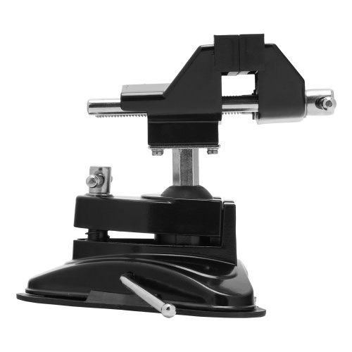 Тиски настольные, резиновая вакуумная присоска, шарнирный механизм, ширина рабочих губок 70 мм Matrix фото 4