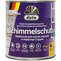 Краска водно-дисперсионная Dufa Schimmelchutz полуматовая 0,9 л