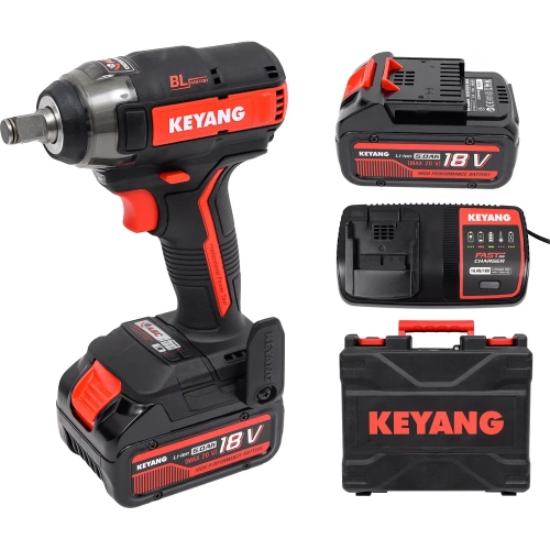Бесщеточный аккумуляторный ударный гайковерт KEYANG IW18BLA фото 3 Бесщеточный аккумуляторный ударный гайковерт KEYANG IW18BLA фото 3