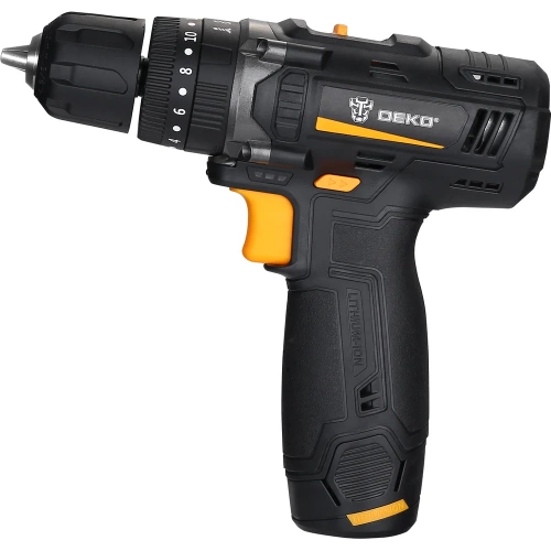 Дрель-шуруповерт ударная аккумуляторная DEKO GCD12DU 12В, 1x1.5Ач 063-4039 фото 5