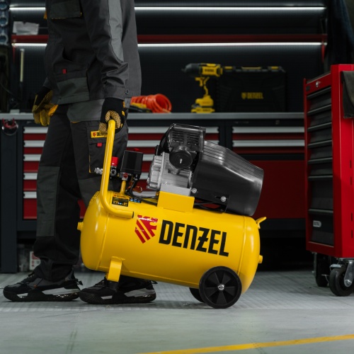 Компрессор воздушный прям. привод DCV1800/50, 1,8 кВт, 50 литров, 320 л/мин Denzel фото 49