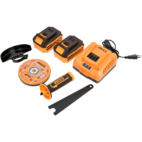 Аккумуляторная УШМ INGCO 20В 115 мм, б/щ INDUSTRIAL CAGLI2211532 фото 7 Аккумуляторная УШМ INGCO 20В 115 мм, б/щ INDUSTRIAL CAGLI2211532 фото 7