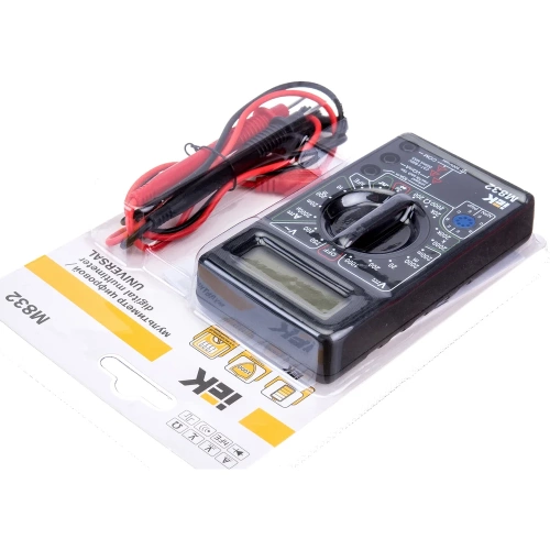 Цифровой мультиметр IEK Universal M832 7327705 TMD-2S-832 фото 10 Цифровой мультиметр IEK Universal M832 7327705 TMD-2S-832 фото 10