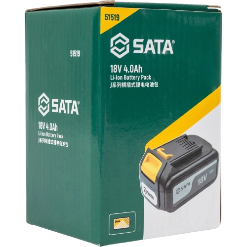 Аккумулятор 18V 4.0 Ah Sata 51519 фото 9 Аккумулятор 18V 4.0 Ah Sata 51519 фото 9
