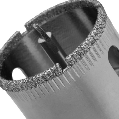 Сверло по керамической плитке и стеклу, 35 х 55 мм, шестигранный хвостовик, с центрующим сверлом Сибртех фото 4