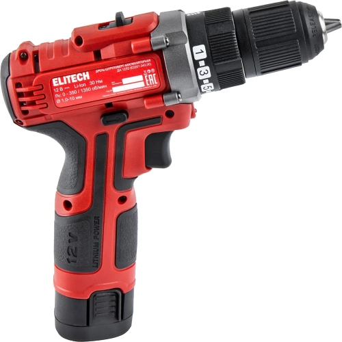 Дрель аккумуляторная Elitech ДА 12Л2 (E2201.043.01) 205668 фото 5
