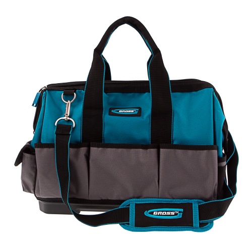 Сумка для инструмента HanD Werker, 26 карманов, дно пластик, наплечный ремень, 400 х 225 х 310 мм Gross фото 2