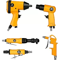 Набор пневмоинструмента и аксессуаров DEKO PT61D в кейсе, 61 предмет 085-1083