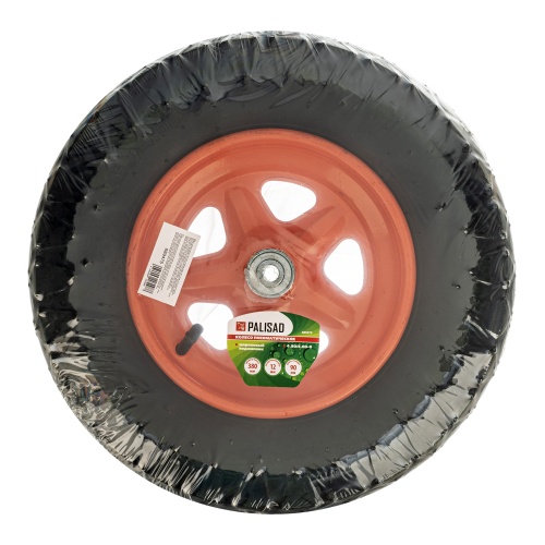 Колесо пневматическое «Звезда» 4.80/4.00-8 D380 мм, внутренний диаметр подшипника 12 мм, длина оси 90 мм Palisad фото 5