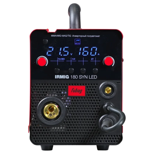 Сварочный полуавтомат FUBAG IRMIG 180 SYN LED с горелкой 250А в комплекте 646403 фото 3 Сварочный полуавтомат FUBAG IRMIG 180 SYN LED с горелкой 250А в комплекте 646403 фото 3