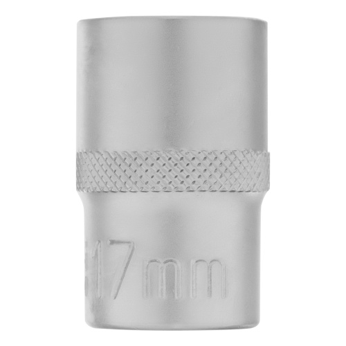 Головка торцевая, 17 мм, шестигранная, CrV, под квадрат 1/2 Stels фото 3