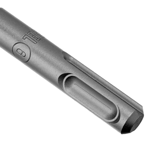 Бур по бетону, двойная спираль, три пылеотводящие кромки, 6 x 260 мм DENZEL фото 3