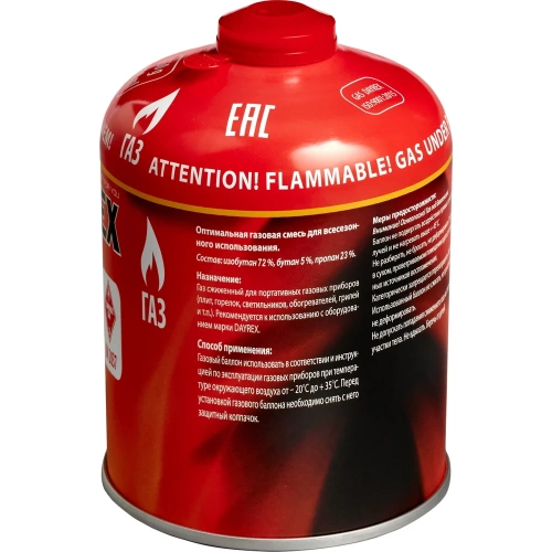 Газовый баллон DAYREX 104 450 г 629936 фото 8 Газовый баллон DAYREX 104 450 г 629936 фото 8